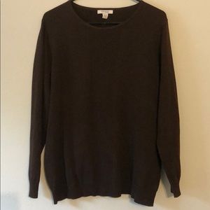 Brown ribbed Sweater